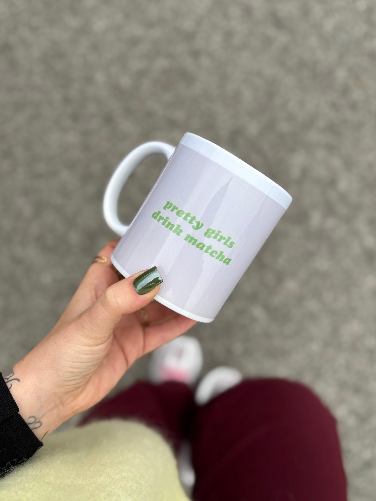 Mug Pretty Girls Drink Matcha