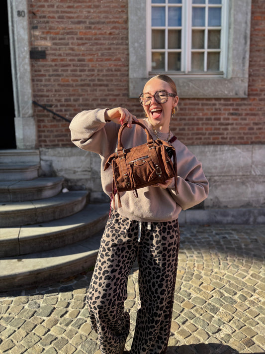 Petit sac Ciaga Suédine Camel