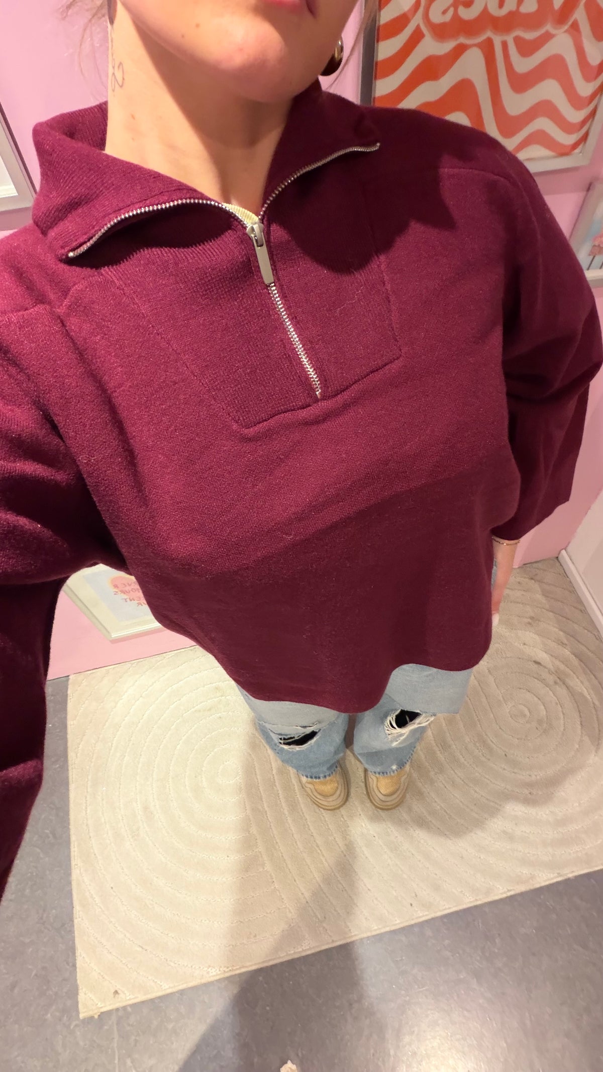 Pull Laria bordeaux