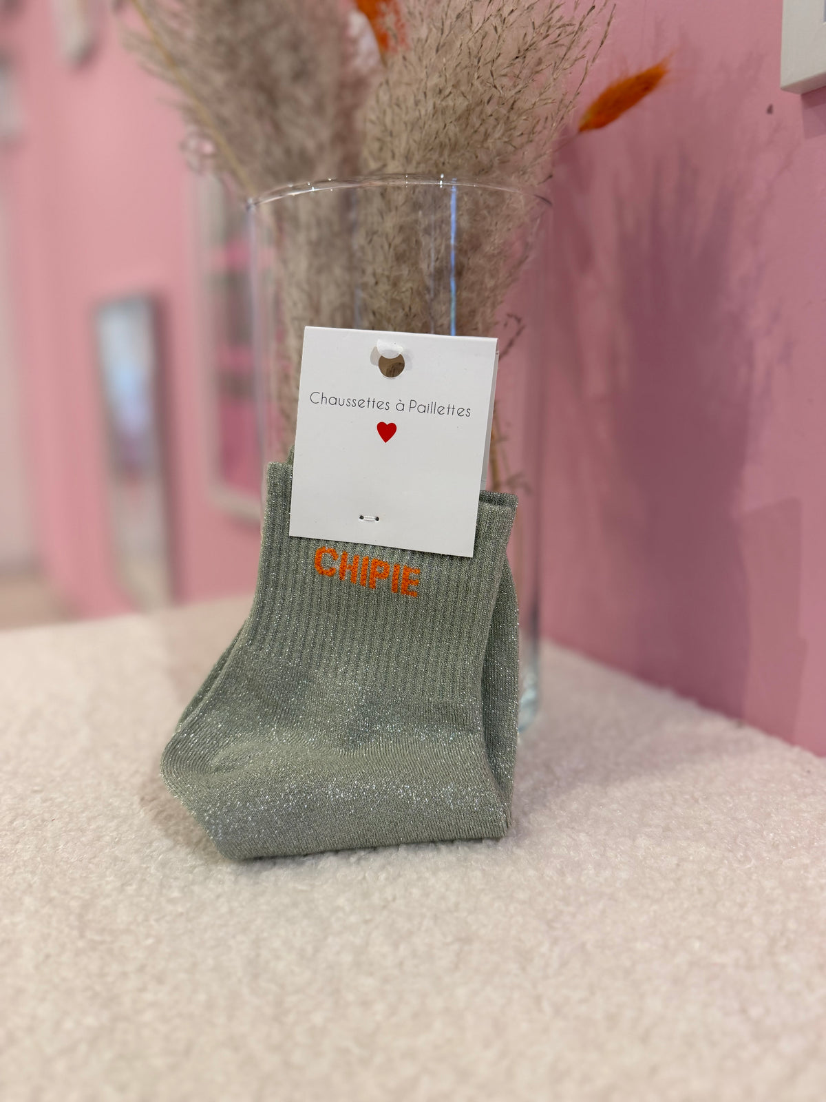 Chaussettes paillettes chipie