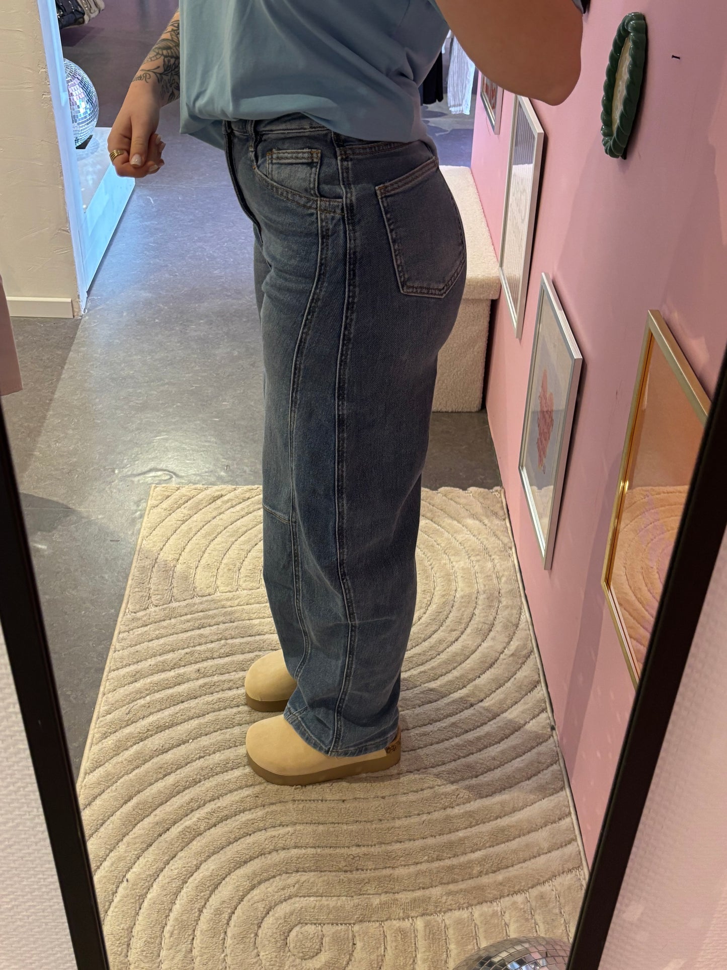 Jeans Baya Ballon Bleu