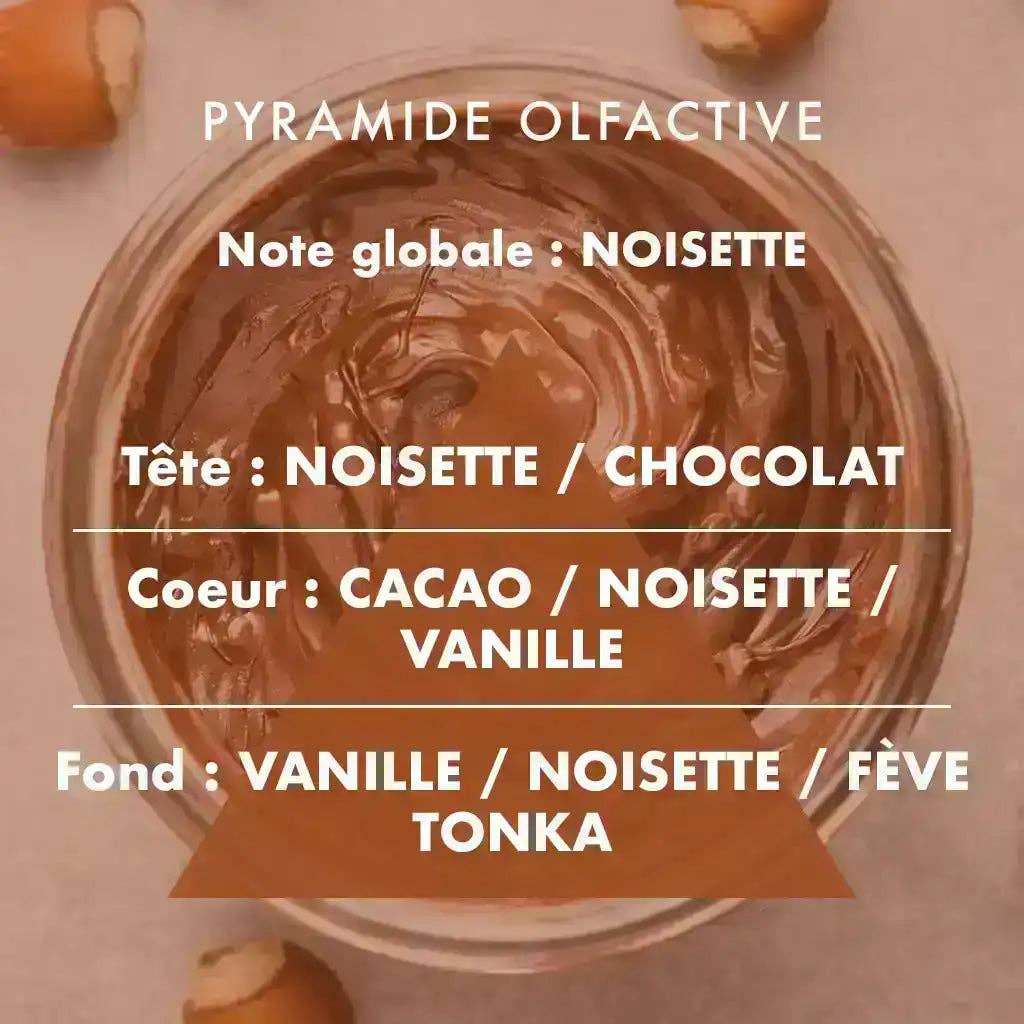 Bougie parfumée - Noisette gourmande