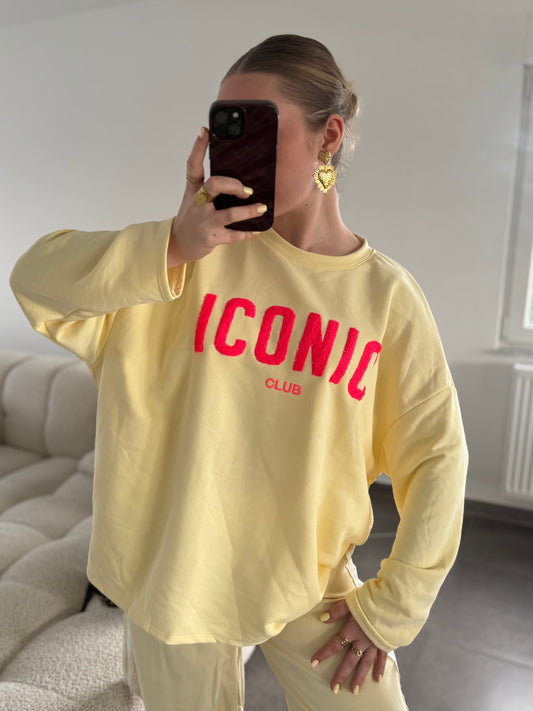 Sweat Iconic Club Jaune