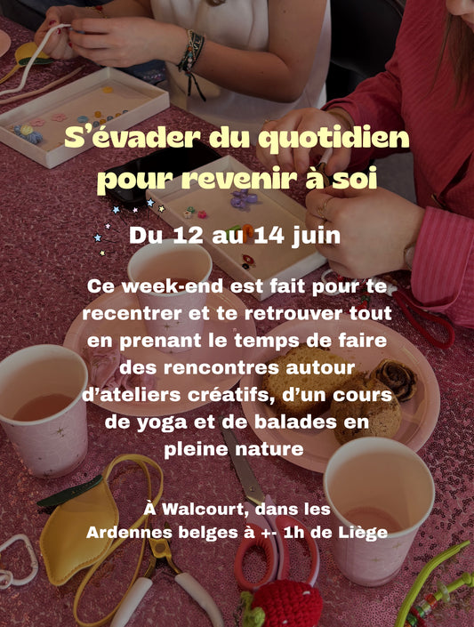 Retraite crĂ©ative 100% fĂ©minine : Dopamine Week-end 12-14 juin đâïžđ