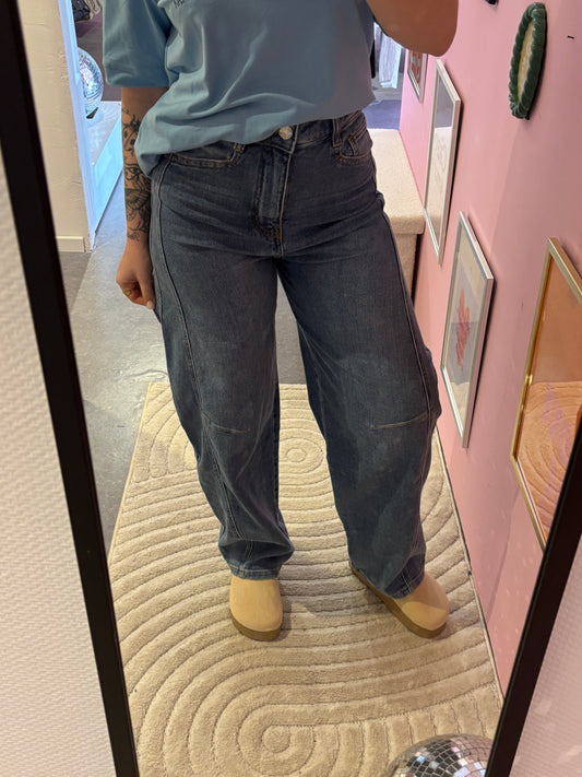 Jeans Baya Ballon Bleu