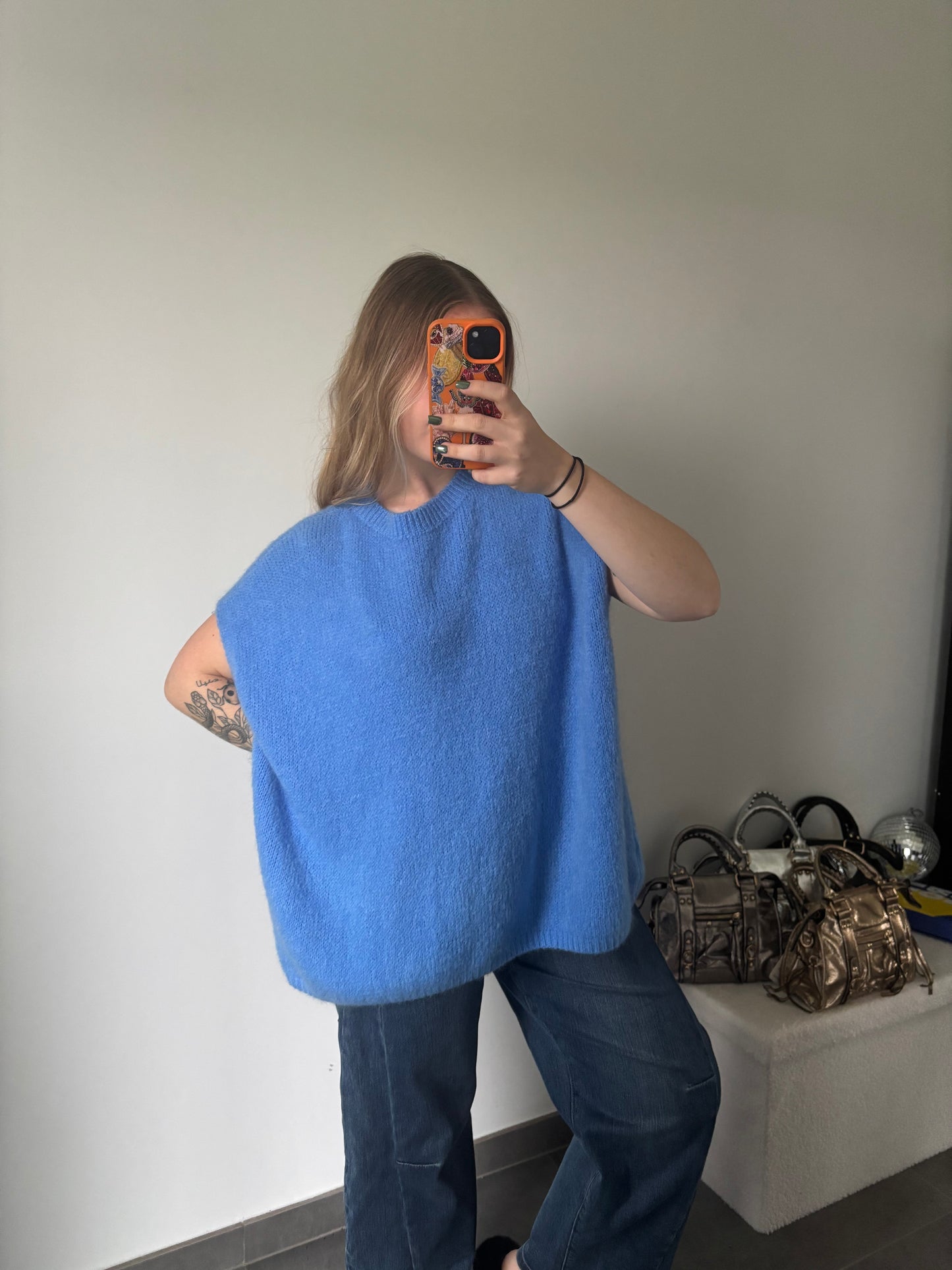 Pull Ambre Bleu