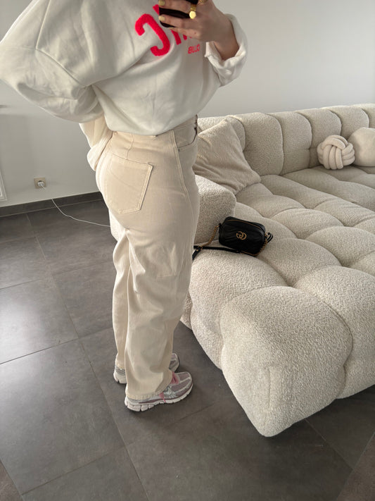 Jeans Baya Ballon Beige