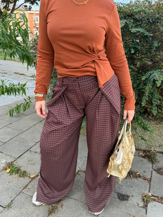 Pantalon Vera à carreaux