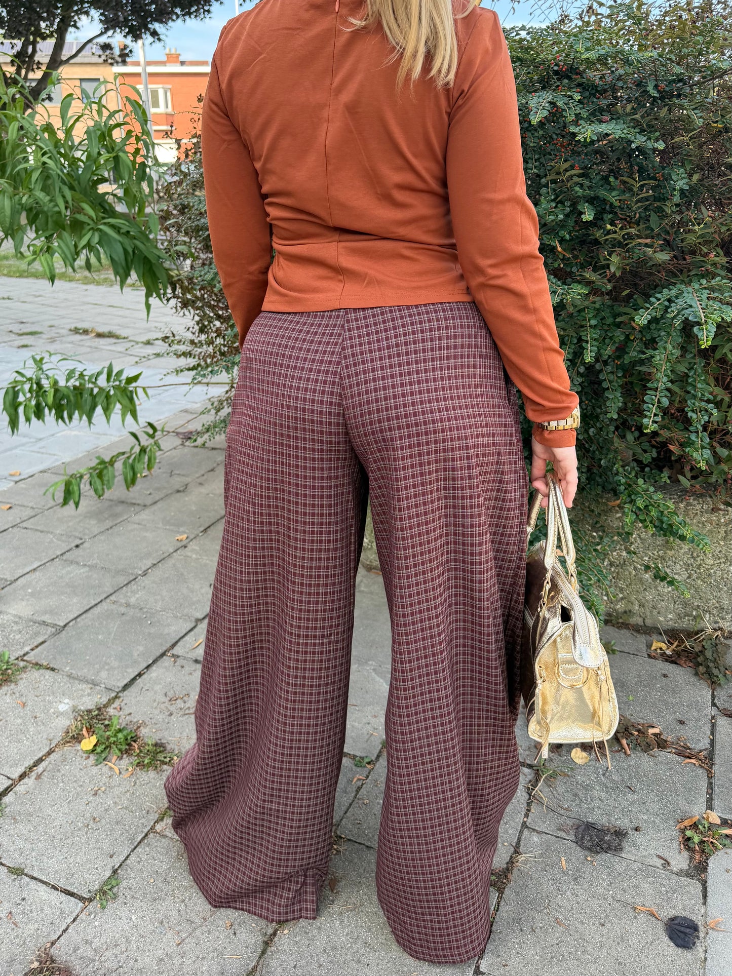 Pantalon Vera à carreaux