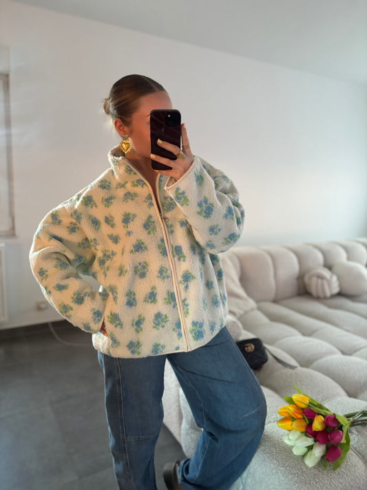 Polaire Teddy Maya Bleu