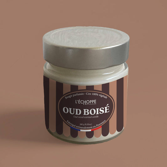 Bougie parfumée - Oud boisé