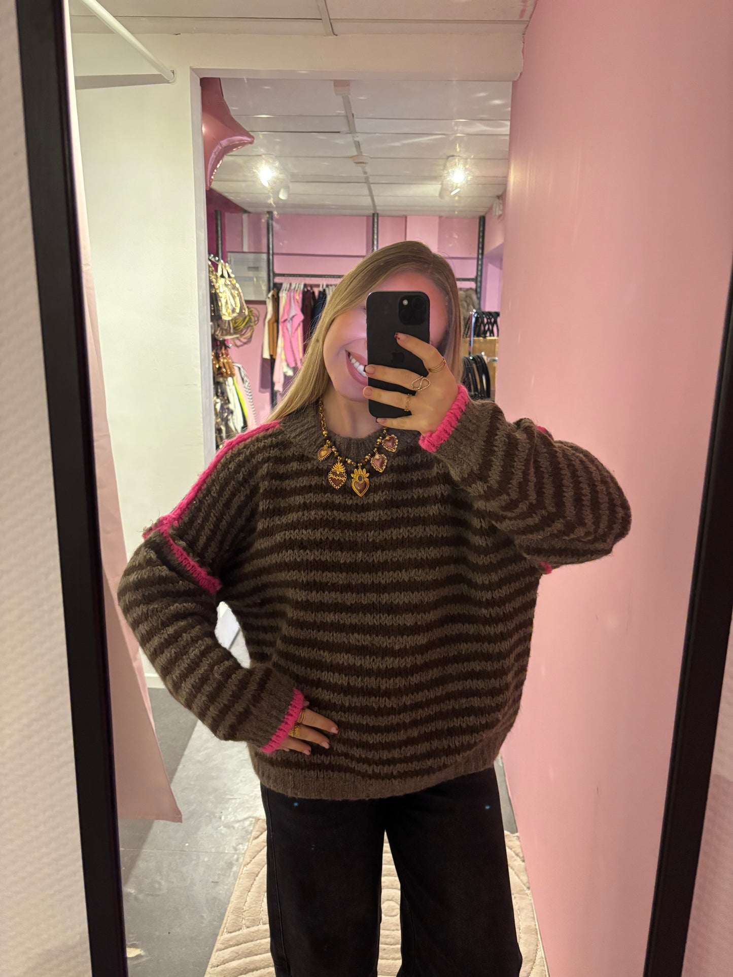 Pull Alicia Choco Rose