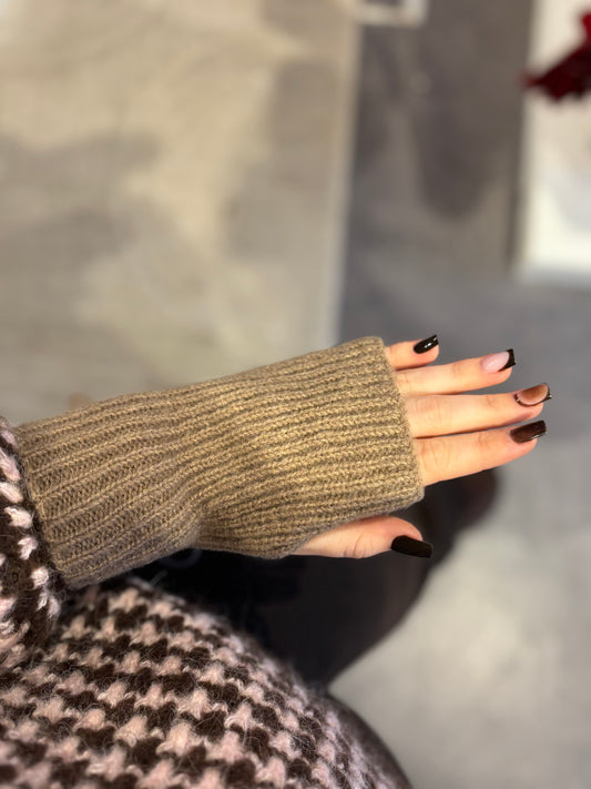 Gants mitaine 3 en 1 taupe