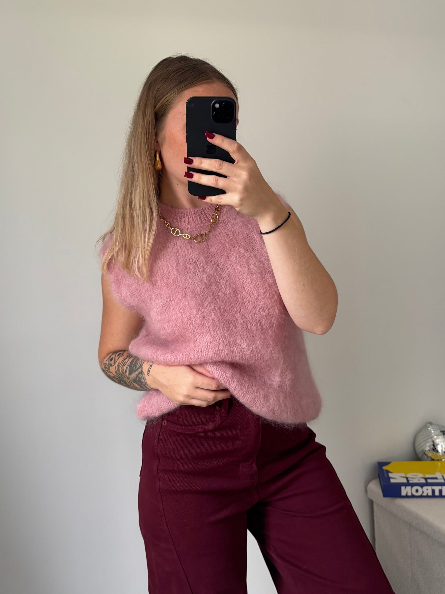 Pull Mohair Strawberry