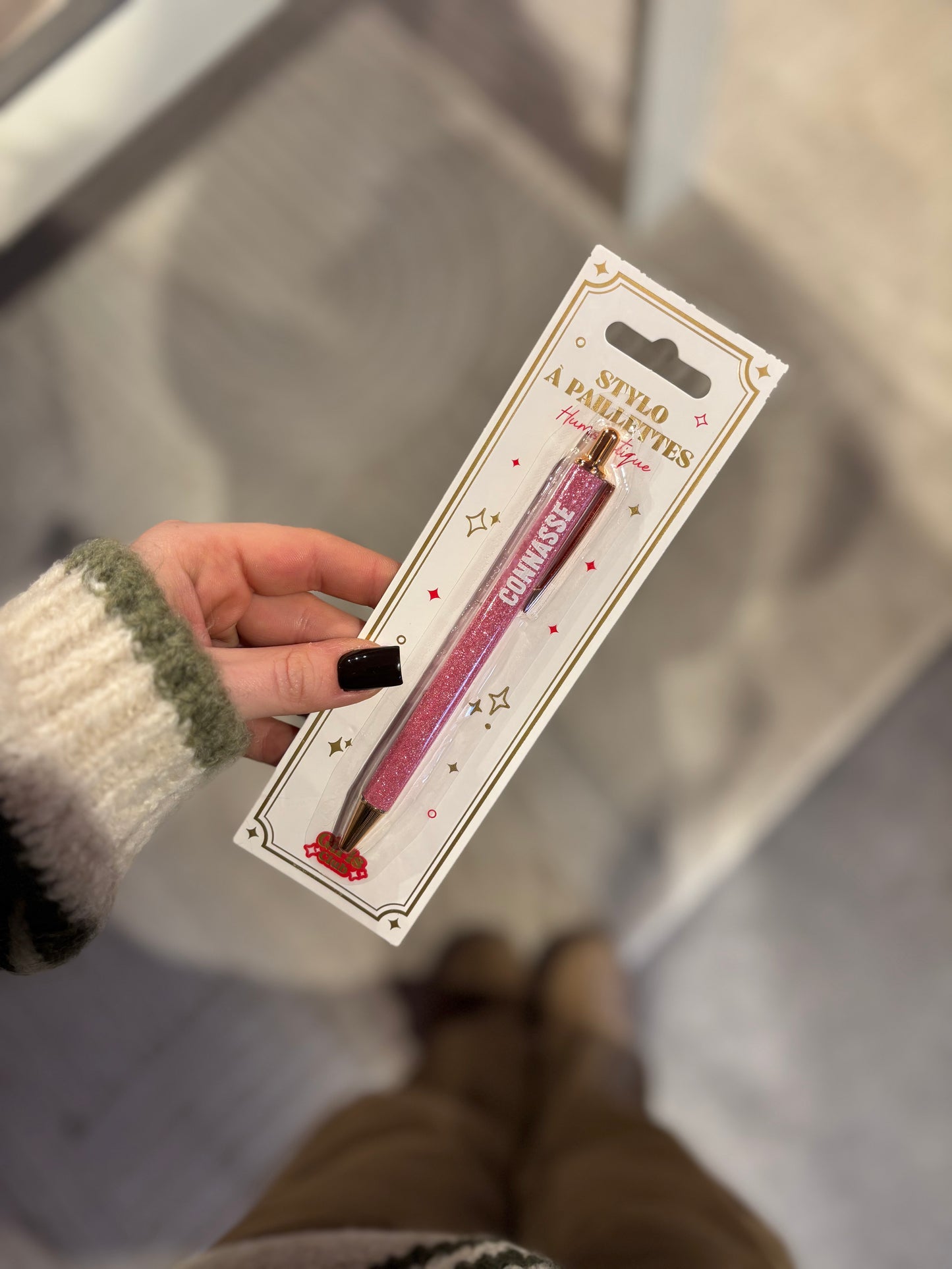 Bic Ă paillettes Connasse