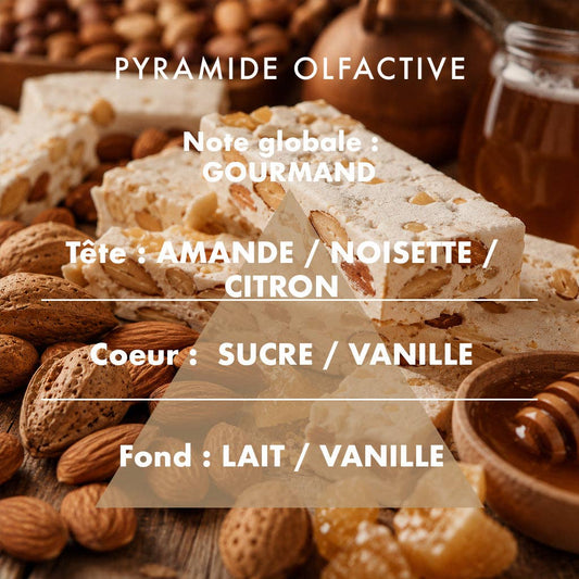 Bougie parfumée - Nougat grillé