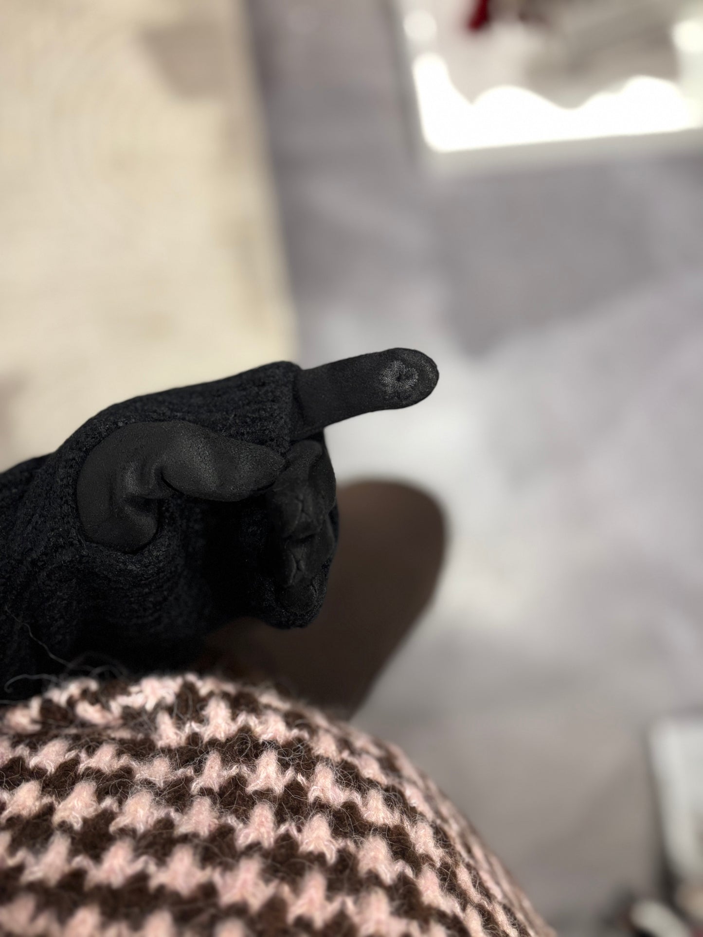 Gants mitaine 3 en 1 noir