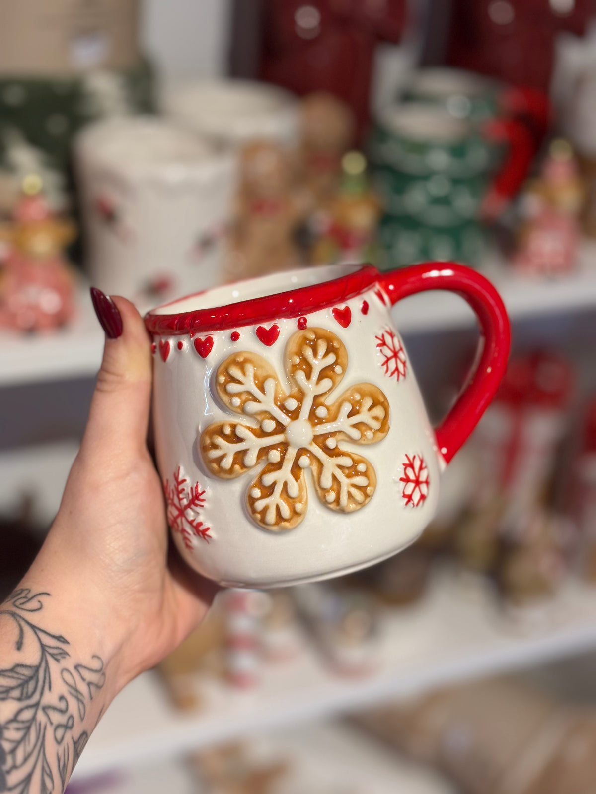 Mug flocons
