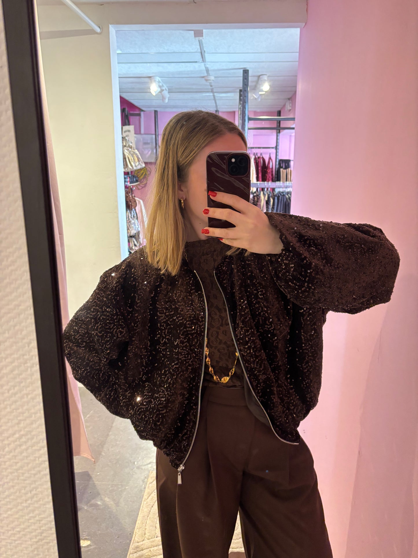 Bombers sequin Choco