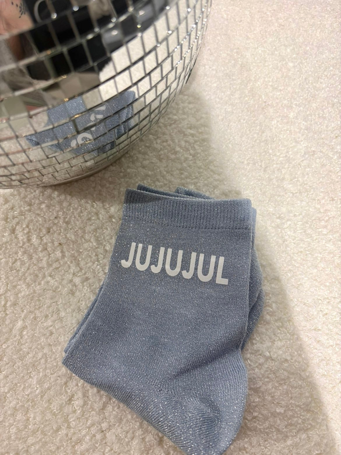 Chaussettes à paillettes jujujul