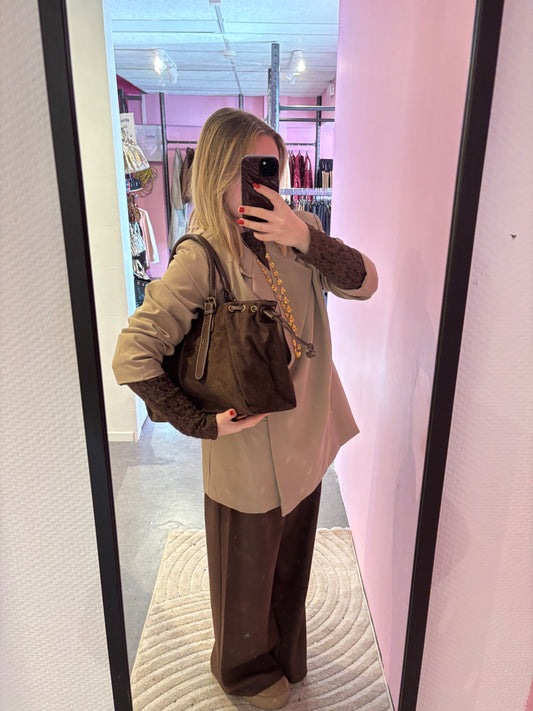 Grand Sac Sana suédine Choco