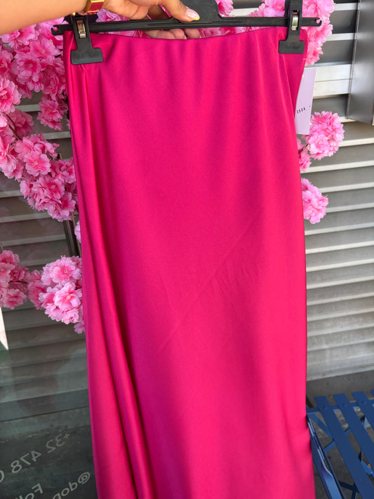 Jupe en satin diverses coloris