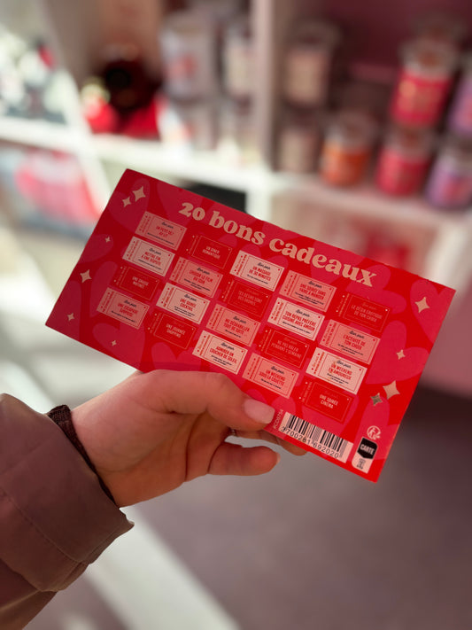 Chéquier bons pour amoureux