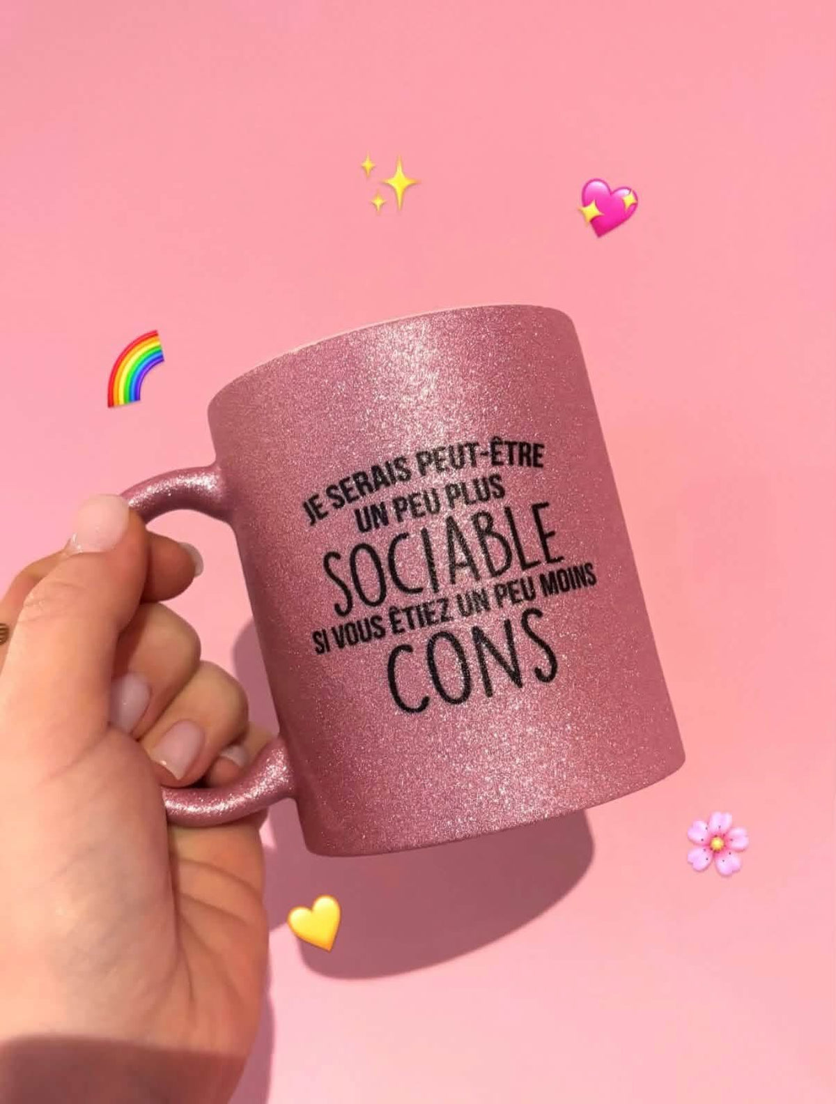 Mug si vous étiez un peu moins c*ns rose