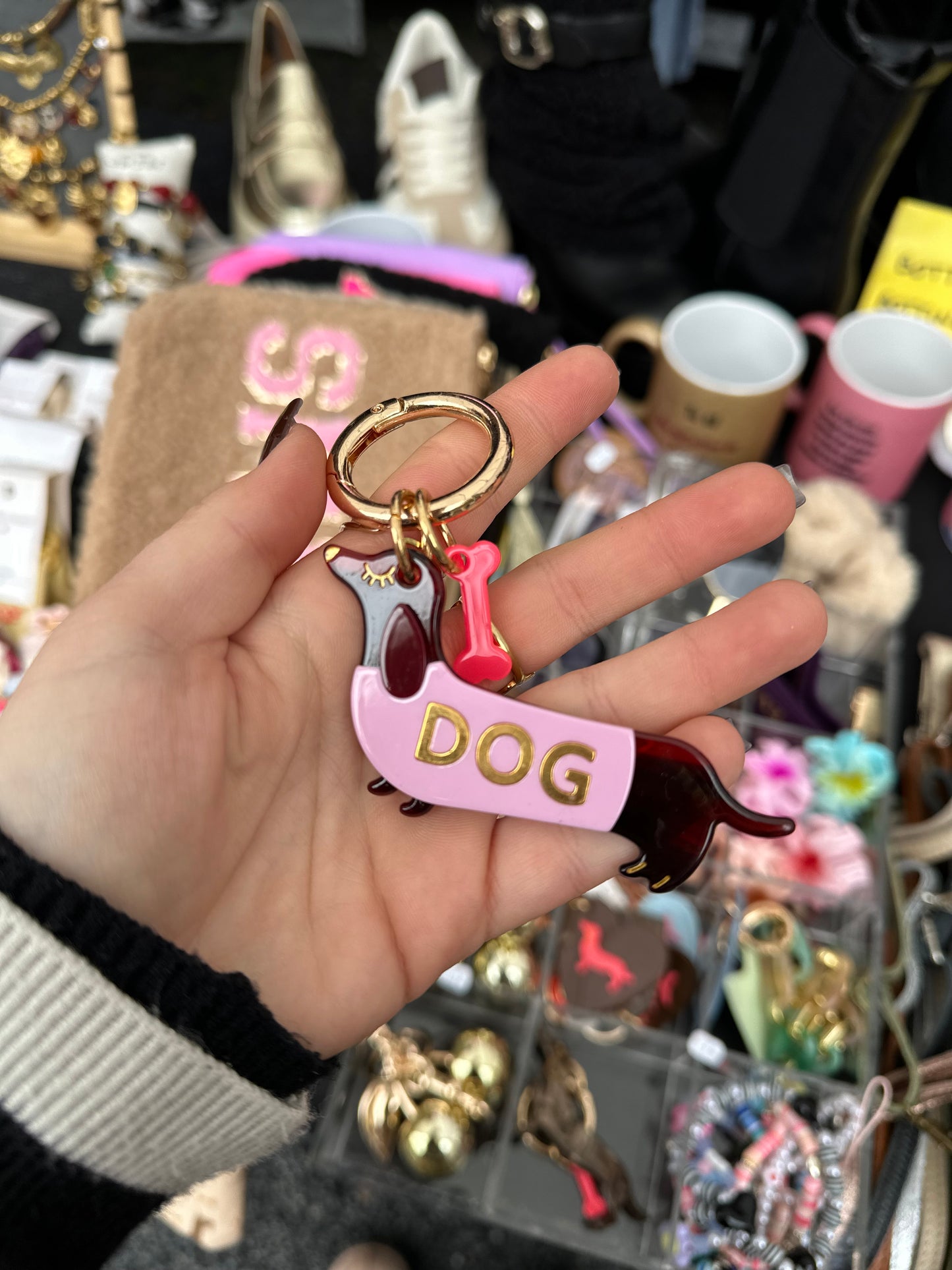 Porte clé teckel Dog