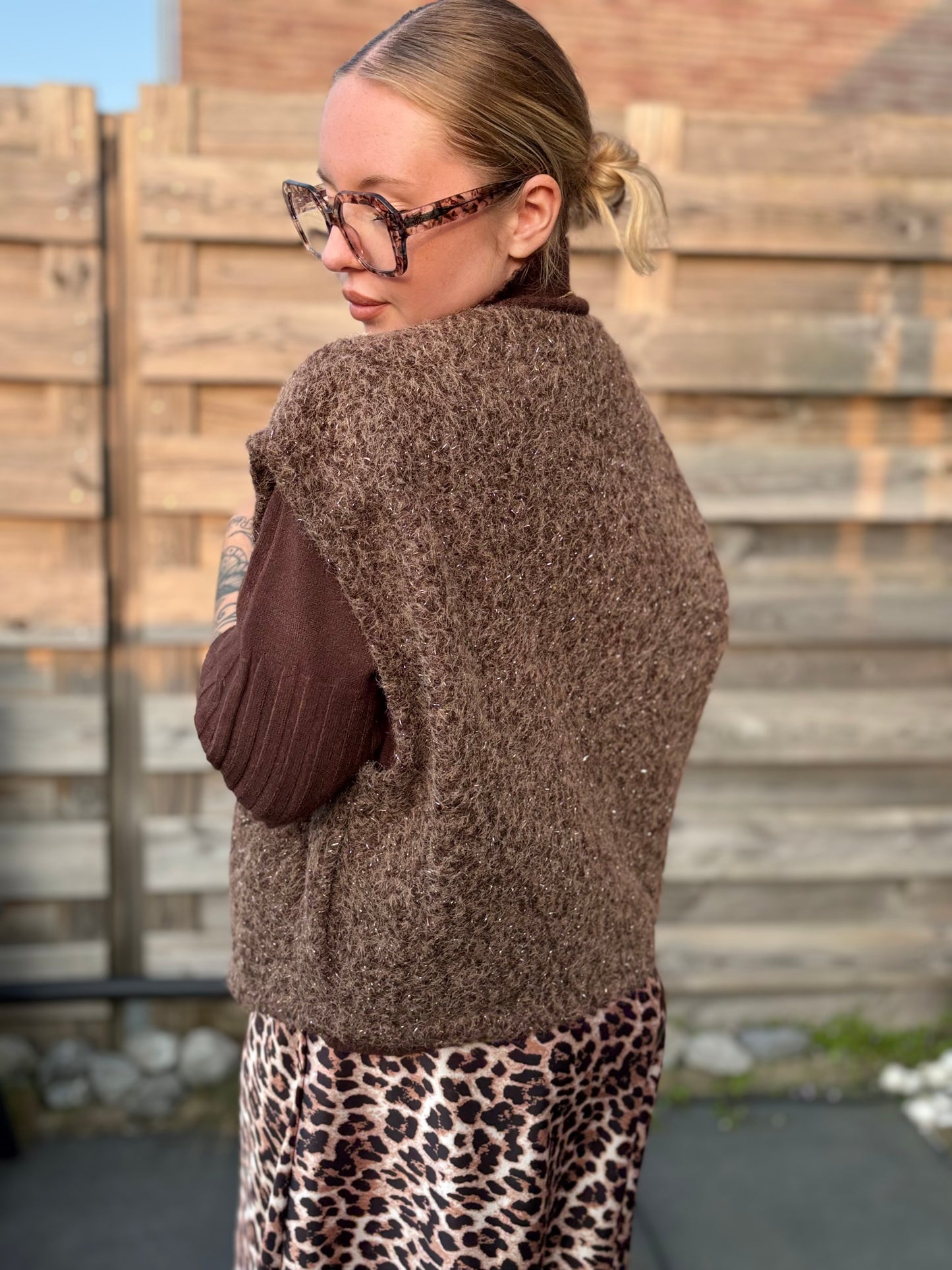 Gilet Astéria Choco