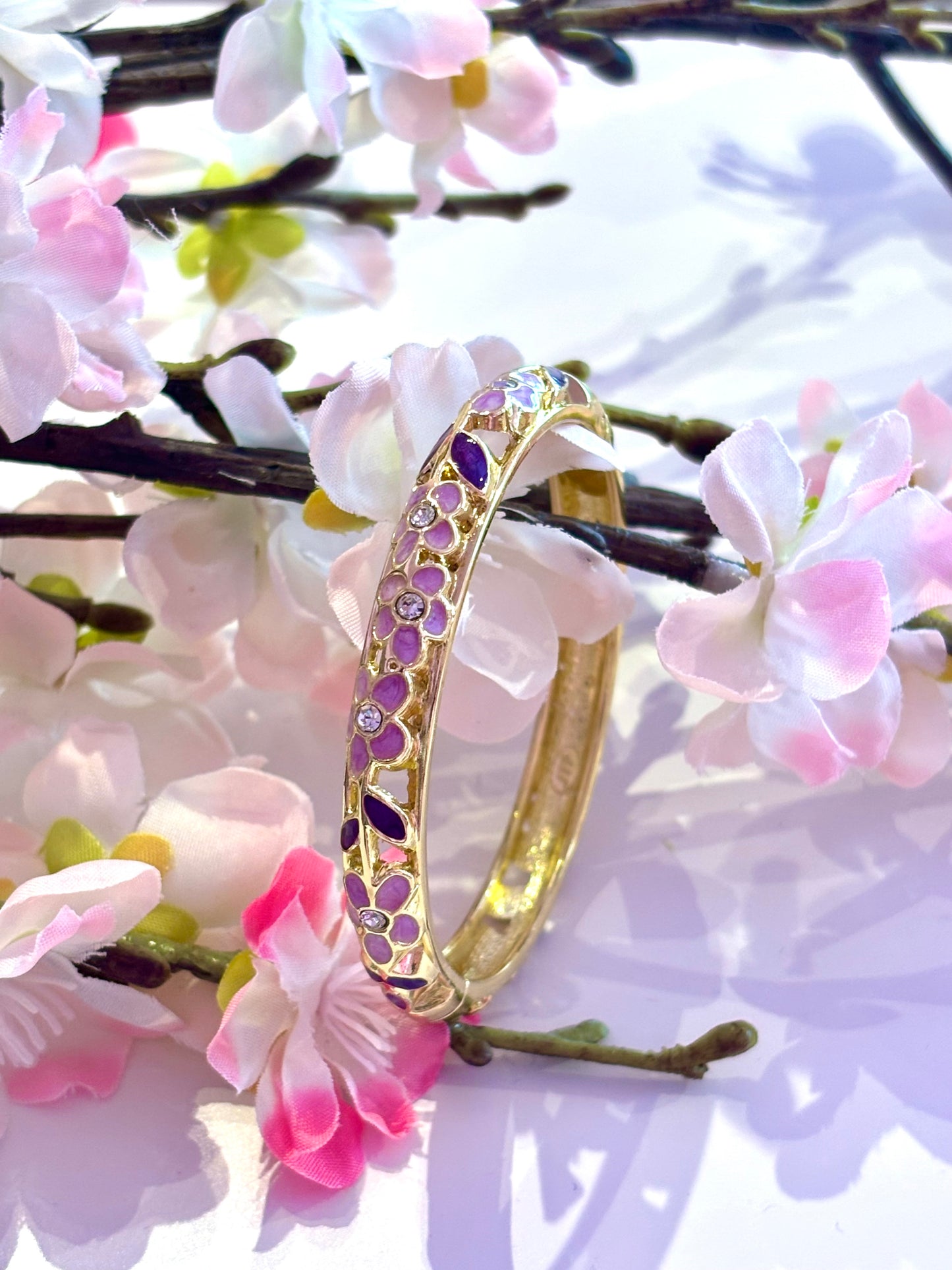 Bracelet Jonc Calyra Violet