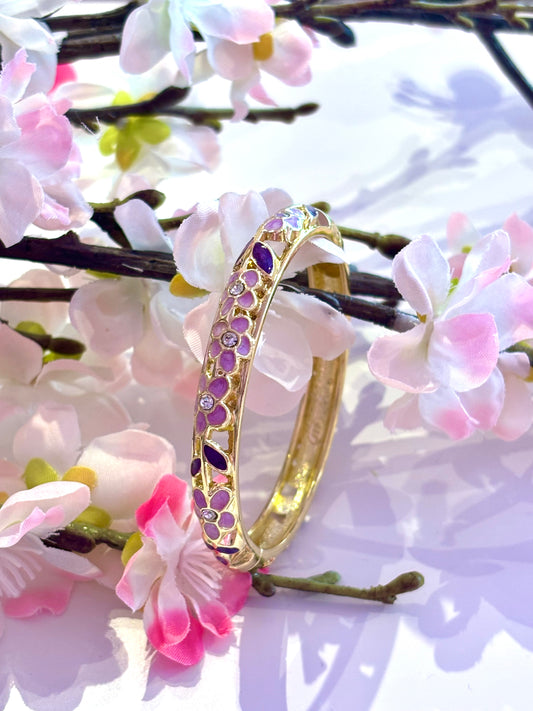 Bracelet Jonc Calyra Violet