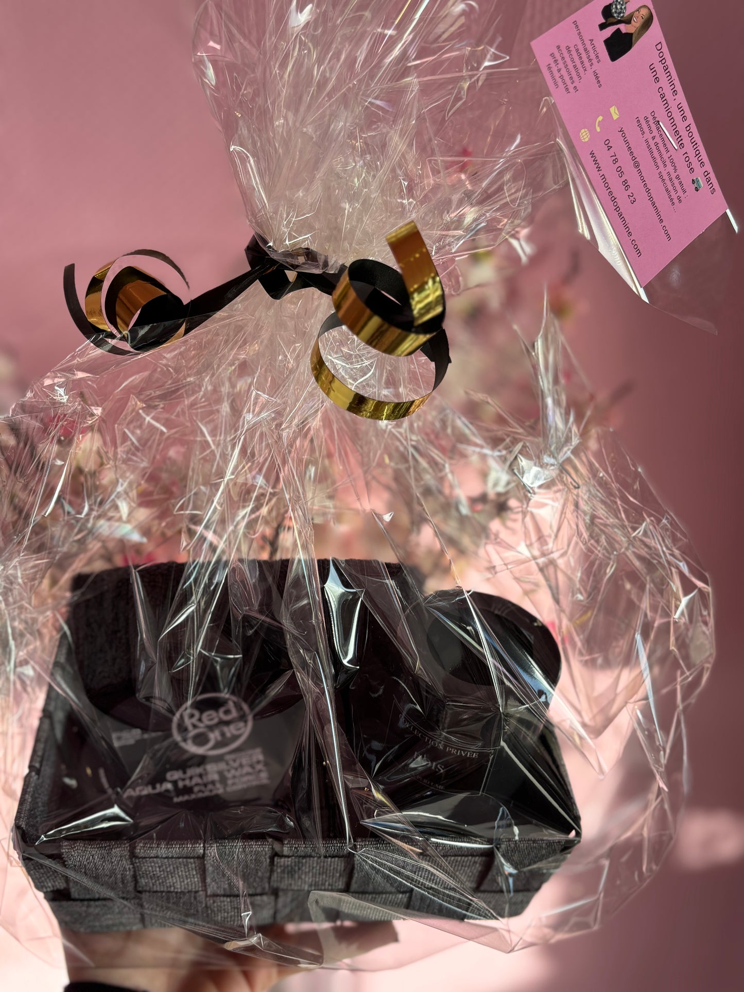 Box gel pour cheveux et parfum homme