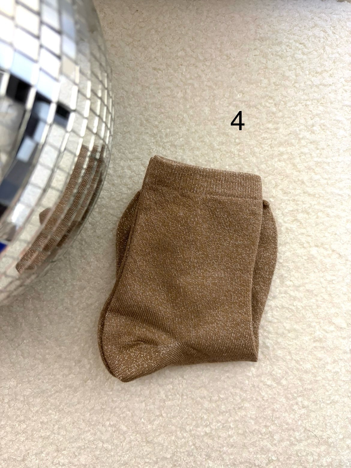 Chaussette à paillettes personnalisable🌈💖✨