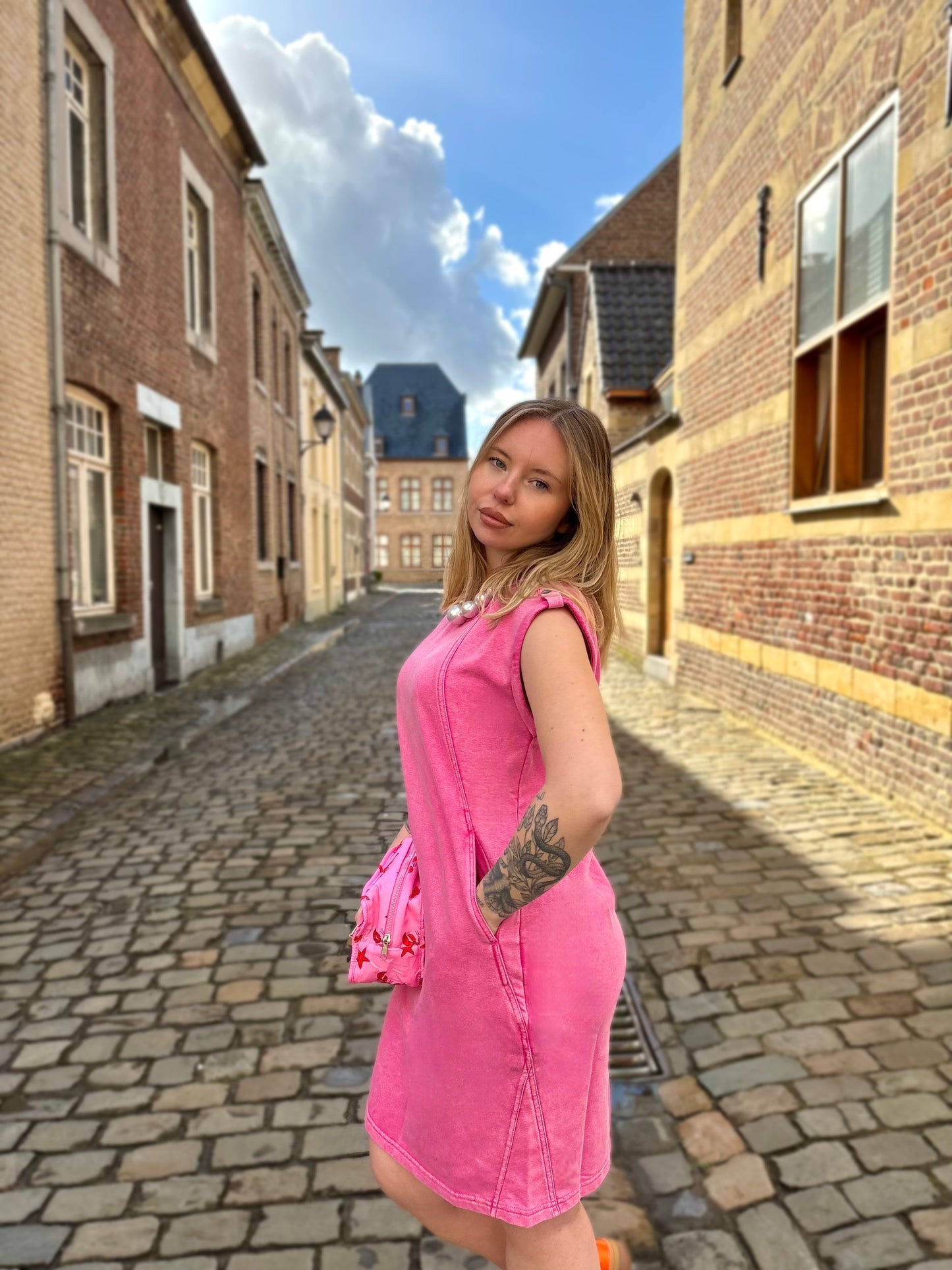 Robe Chloé fushia