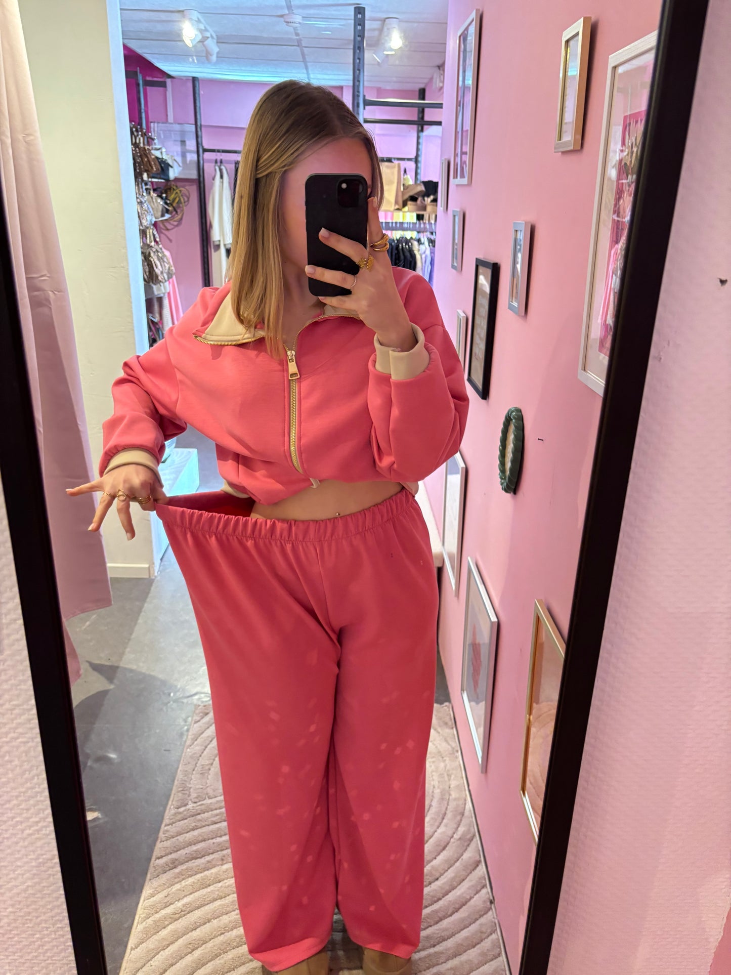 jogging Lisie fushia