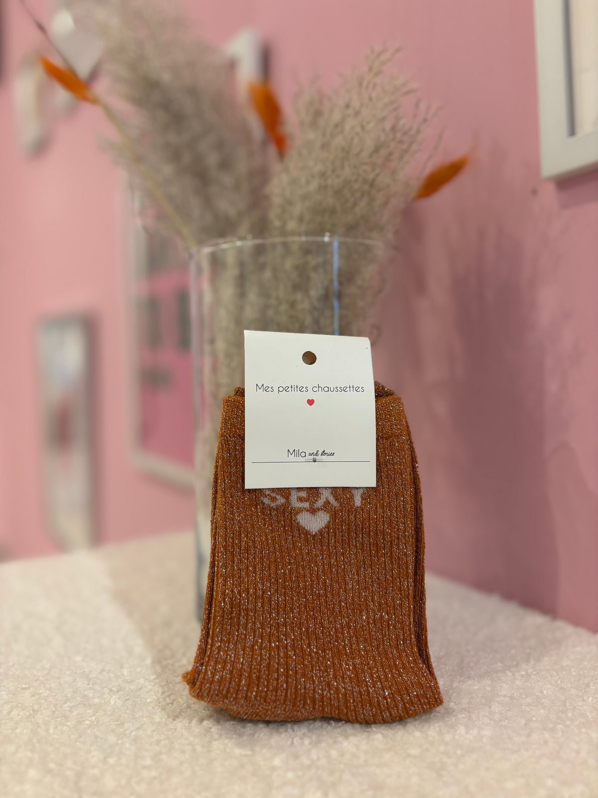 Chaussettes paillettes sexy