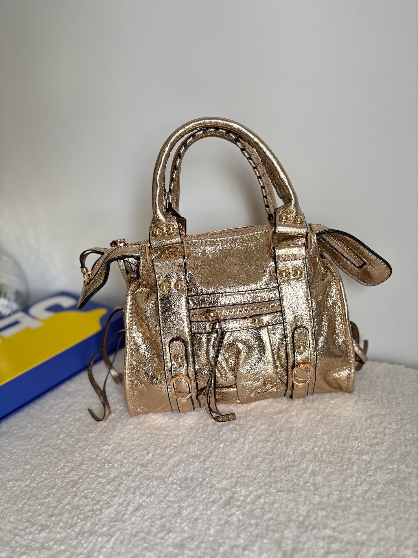 Petit sac Ciaga Doré brillant