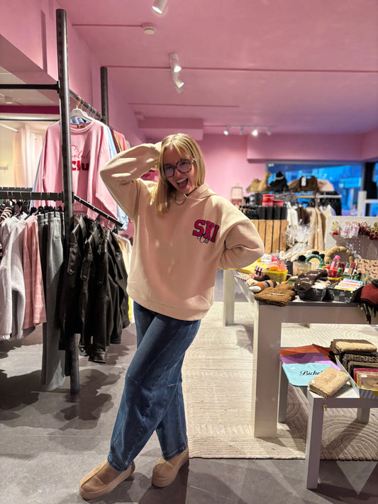 Sweat Capuche Ski Club différents coloris