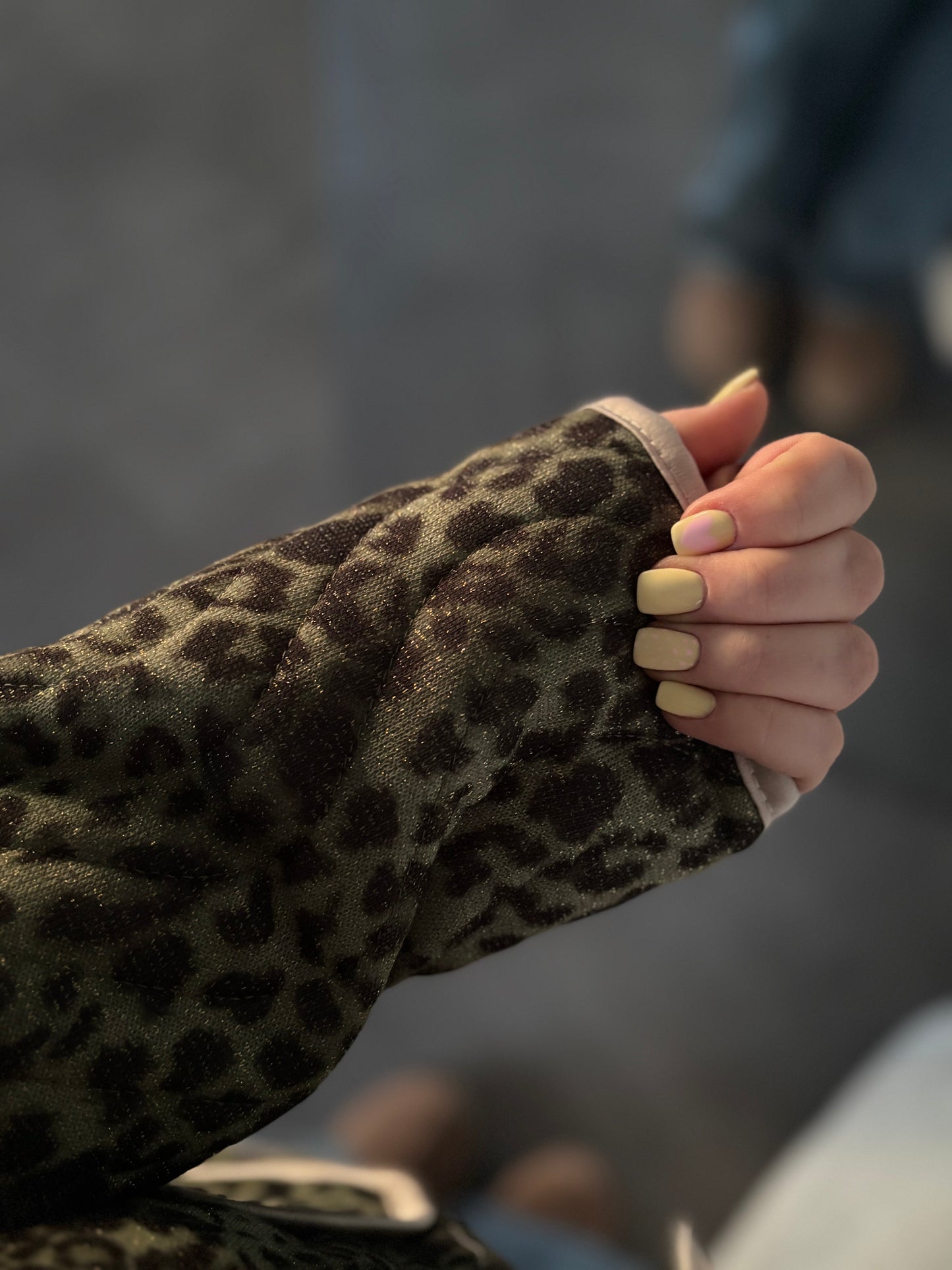 Gilet Esmée léopard paillettes