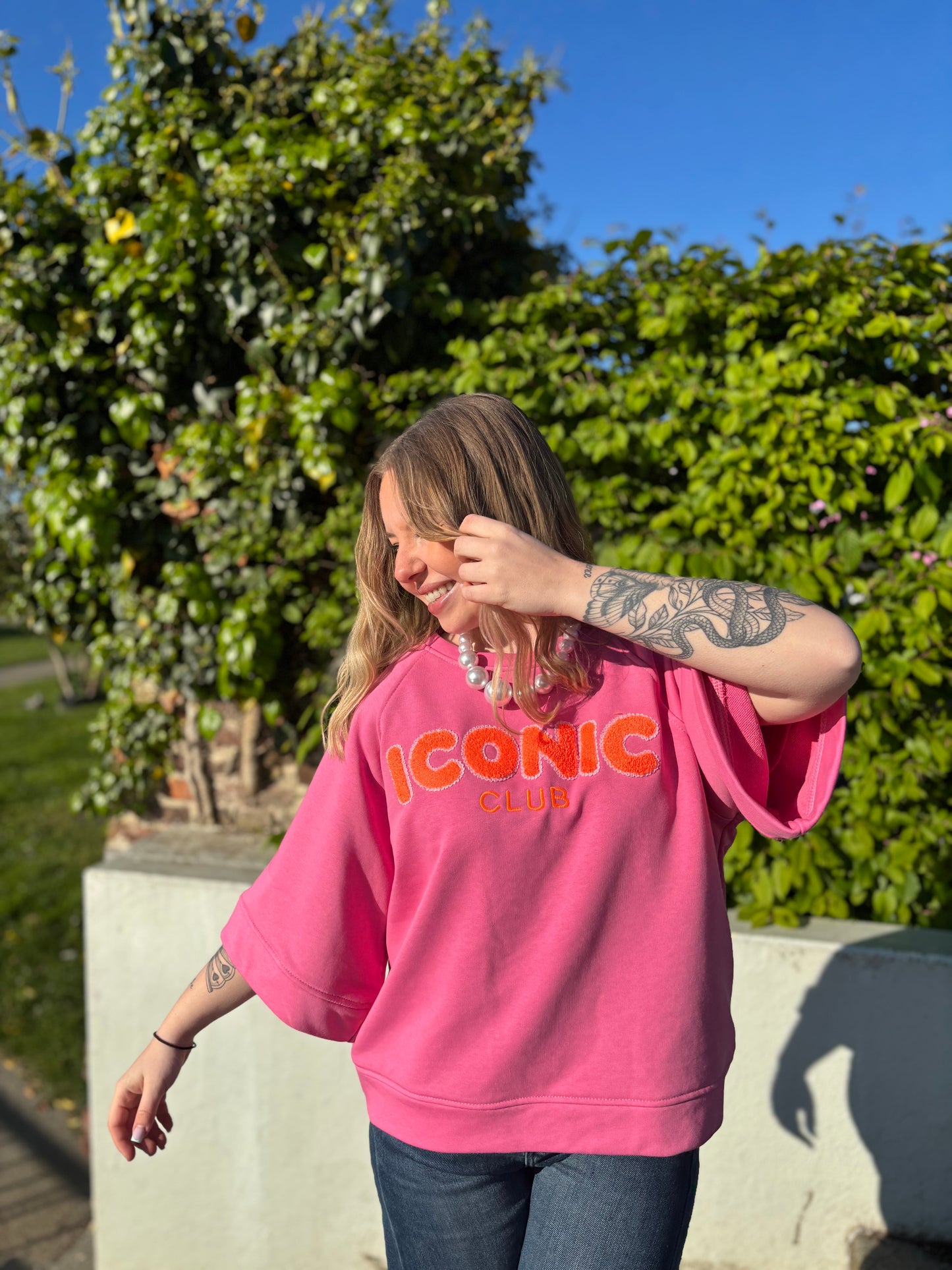 Sweat Iconic club 3/4 rose