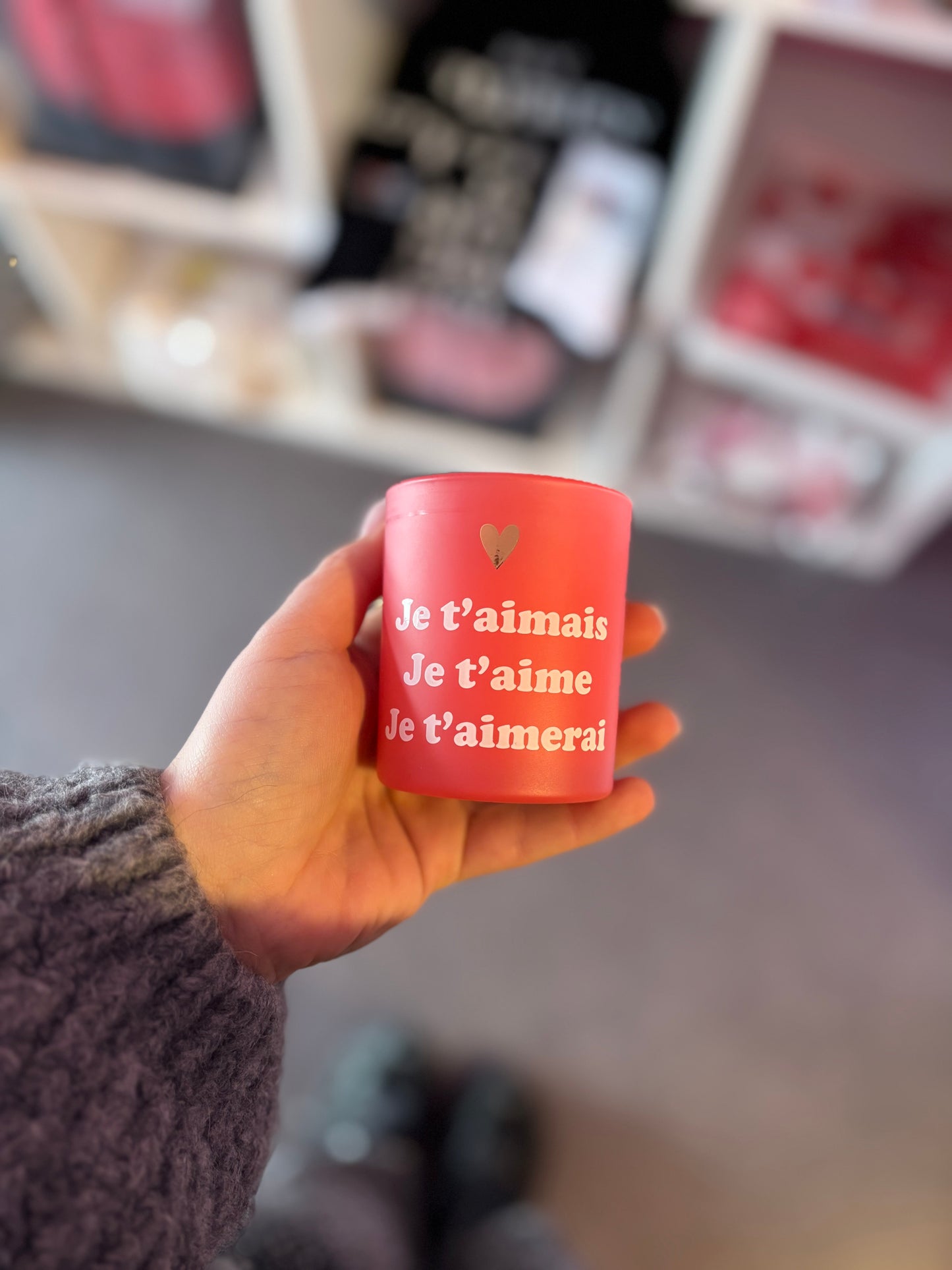 Bougie je t’aimais je t’aime je t’aimerais