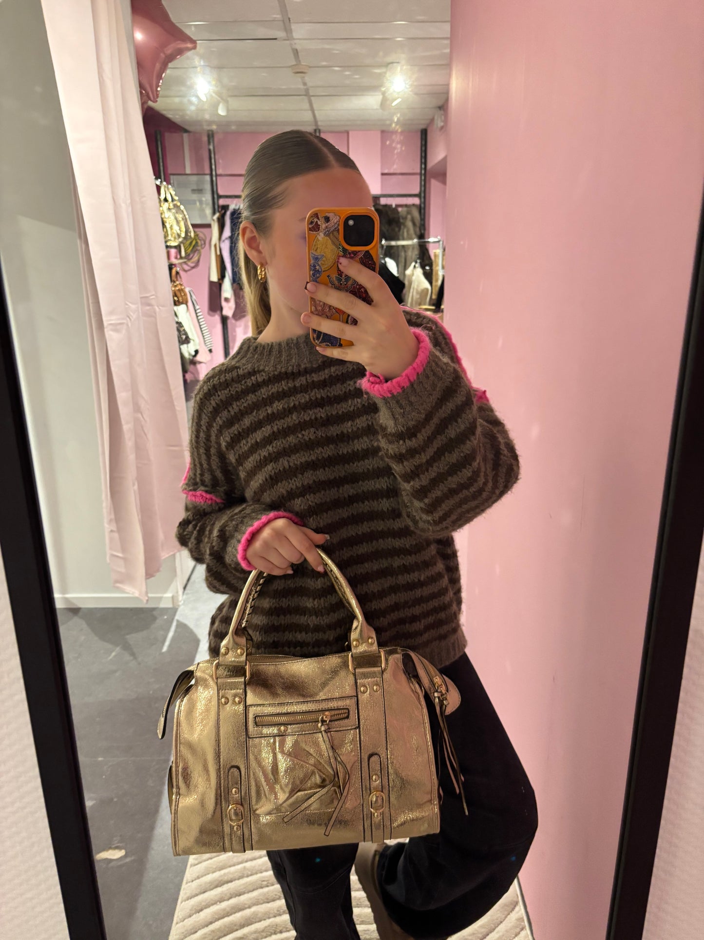 Sac Ciaga Doré brillant Moyen