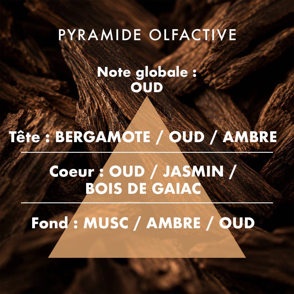 Bougie parfumée - Oud boisé