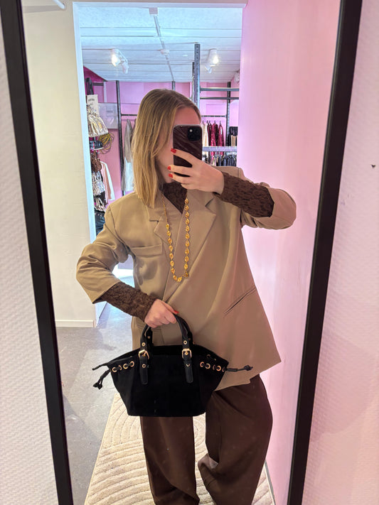 Petit Sac Sana suédine noir