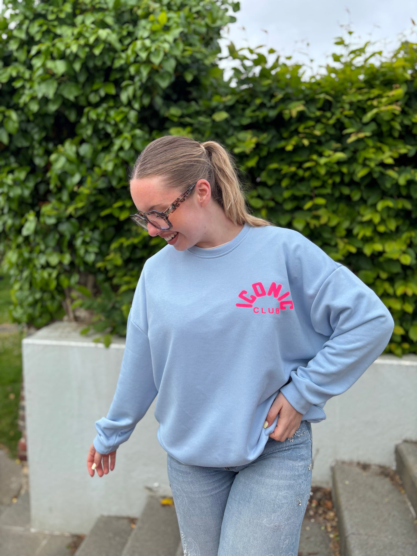 Sweat Iconic club bleu