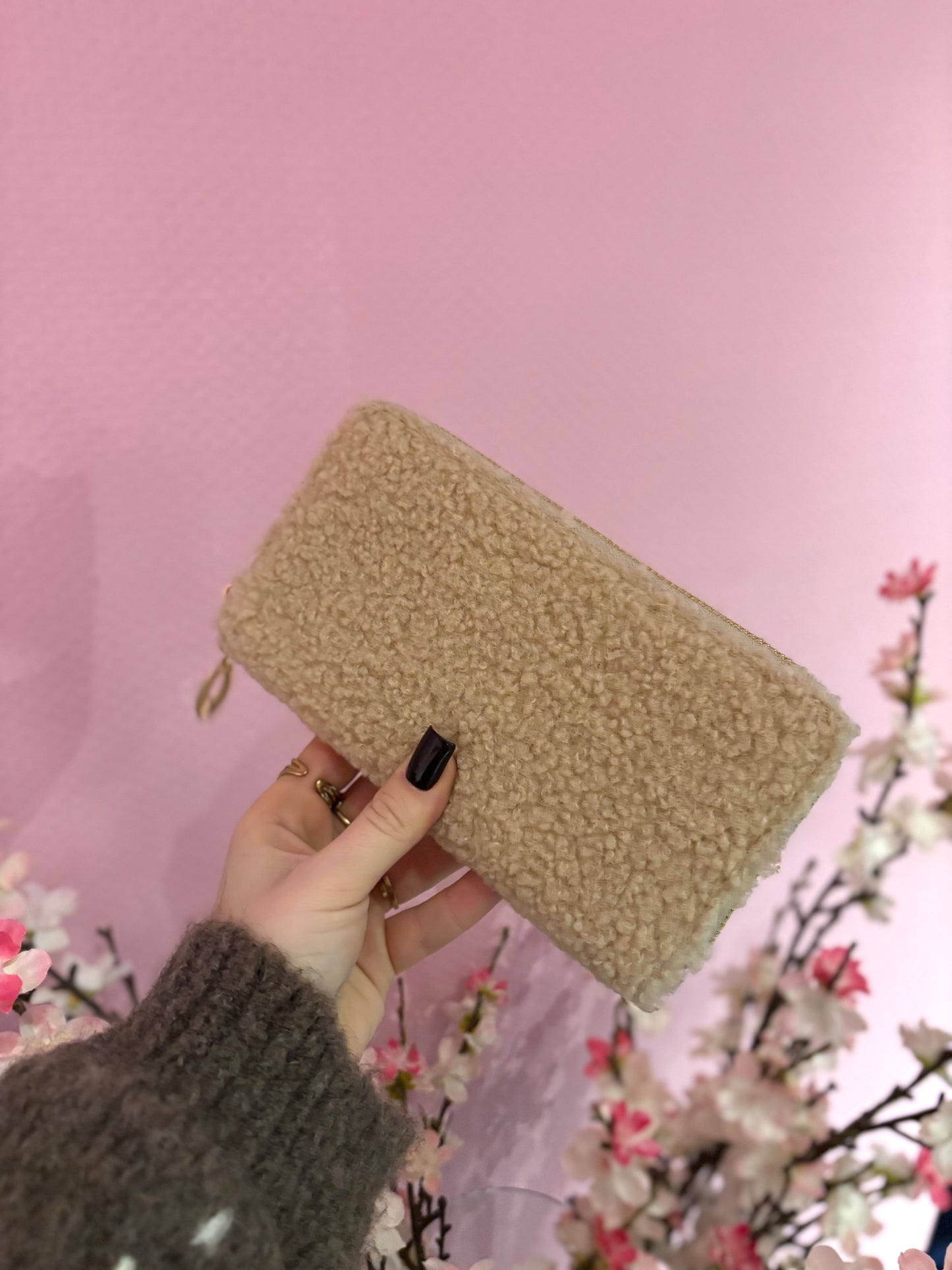 Portefeuille Teddy à personnaliser beige