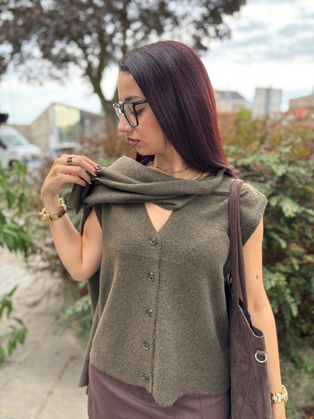 Gilet Tessy avec cape