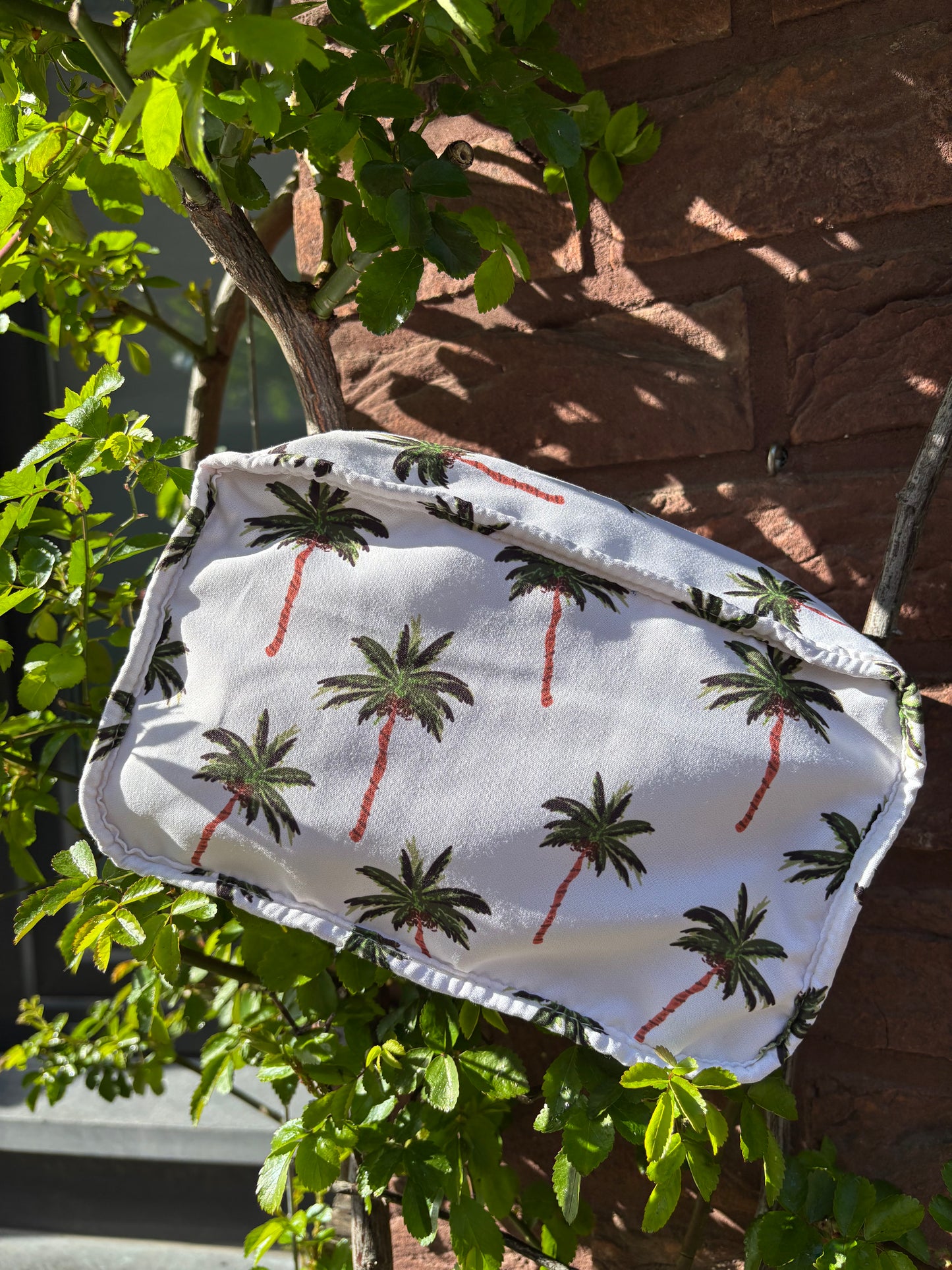 Trousse ciao / palmiers réversible