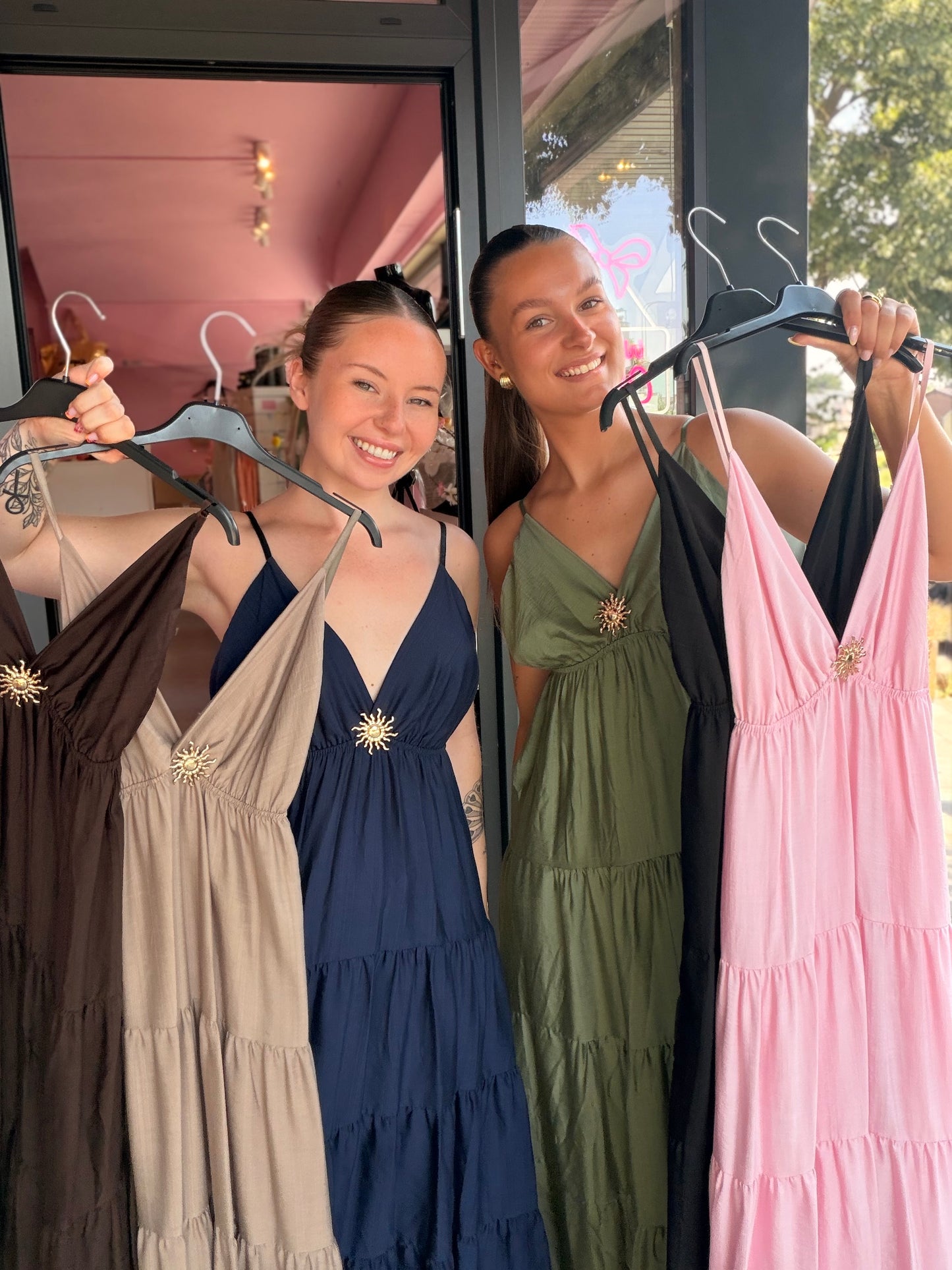 Robe soleil longue diverses coloris